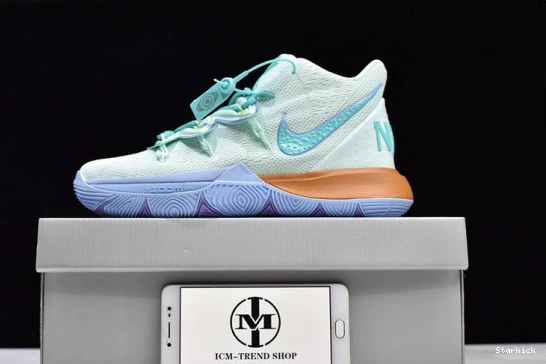 NIKE (House  SPONGEBOB Squidward Hoops X KYRIE Special of Box) 5 CJ6951-300 0322